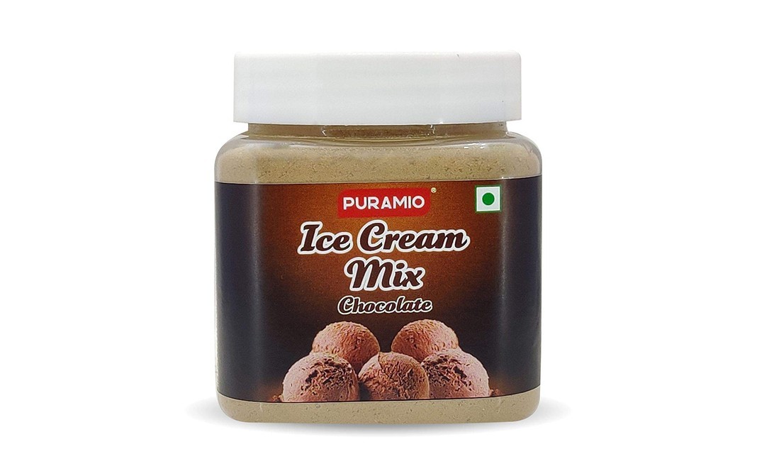 Puramio Ice Cream Mix Chocolate   Plastic Jar  250 grams